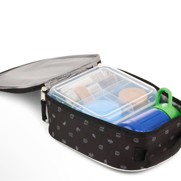 Harry Potter Hogwarts Crest Insulated Lunch Box Tote Bag (EUC) - Picture 5 of 13